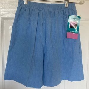 Truly shorts bundle - 2 pairs lightweight high waisted cotton-blend shorts